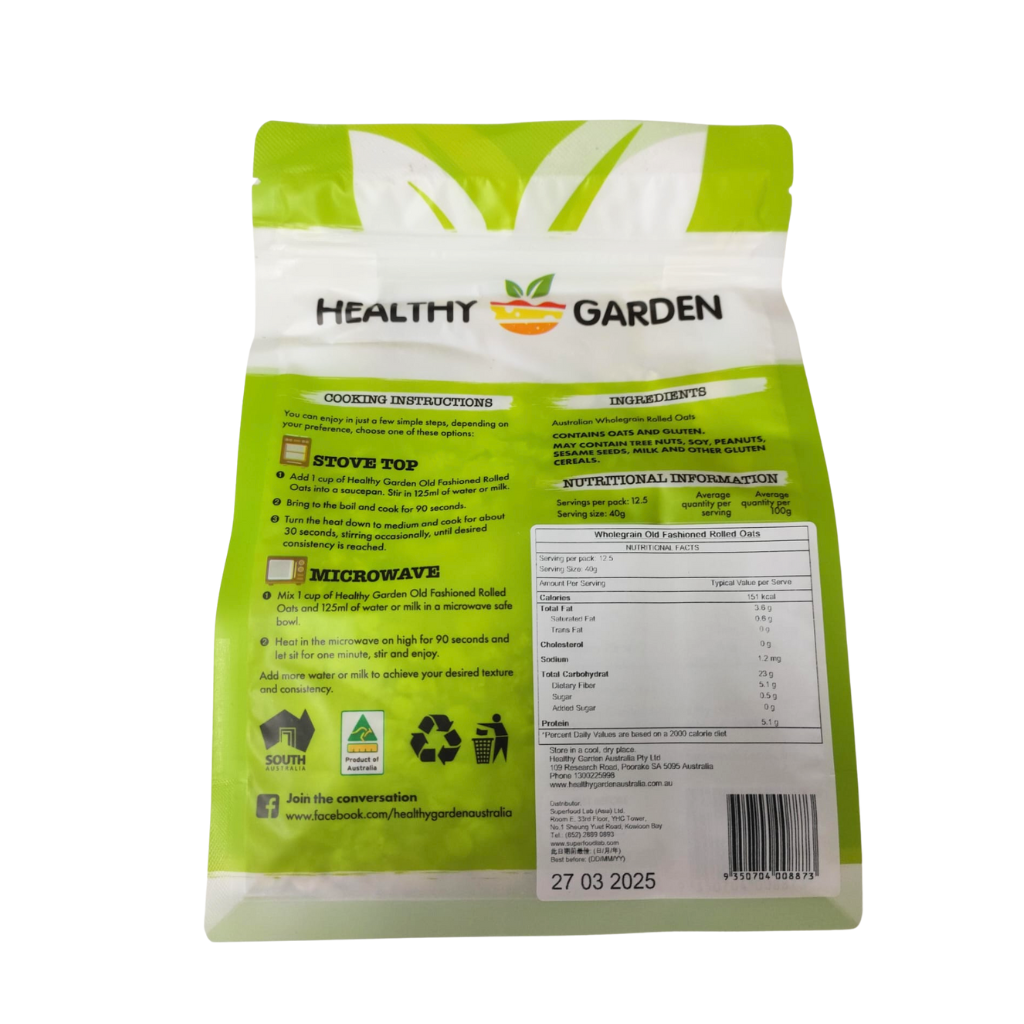 Healthy Garden 傳統燕麥片