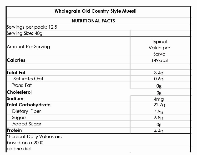Healthy Garden 雜果干燕麥片