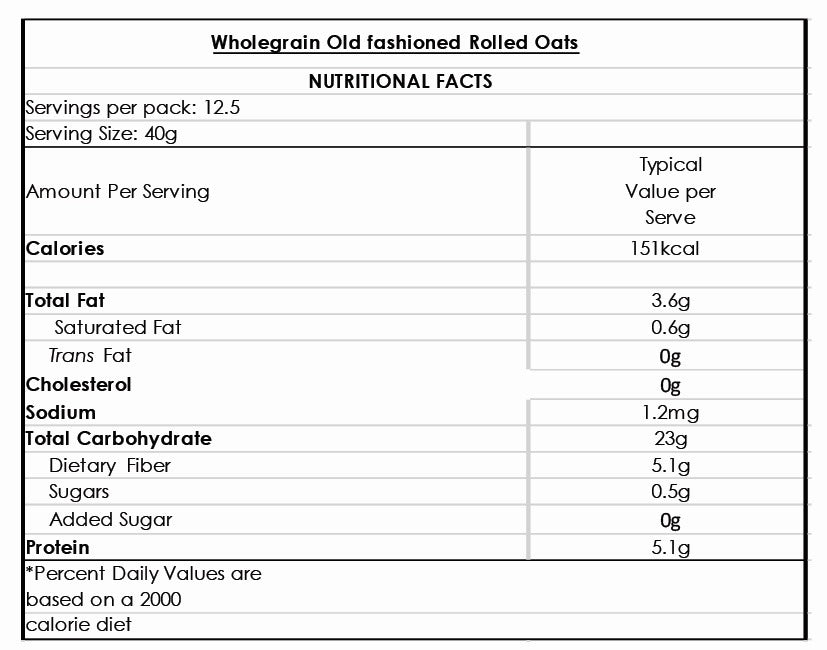 Healthy Garden 傳統燕麥片