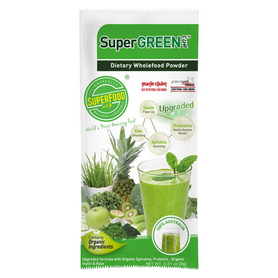 SuperGREEN pH 7.3 超級蔬果鹼性綠粉
輕便裝
