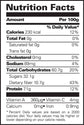 Goldenberries Nutrition Facts